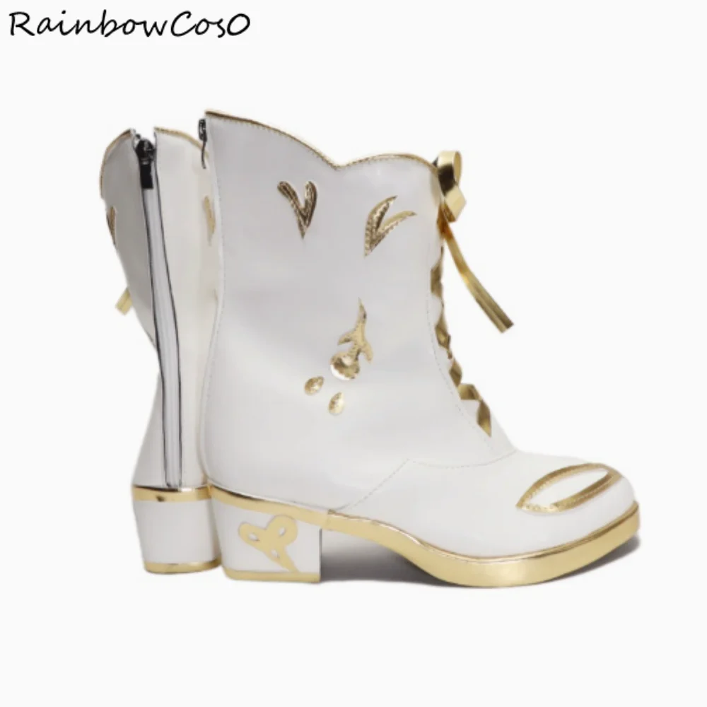 Tomoe hiyori Ran nagisa Ensemble étoiles Cosplay chaussures bottes jeu Anime fête Halloween RainbowCos0 W4747