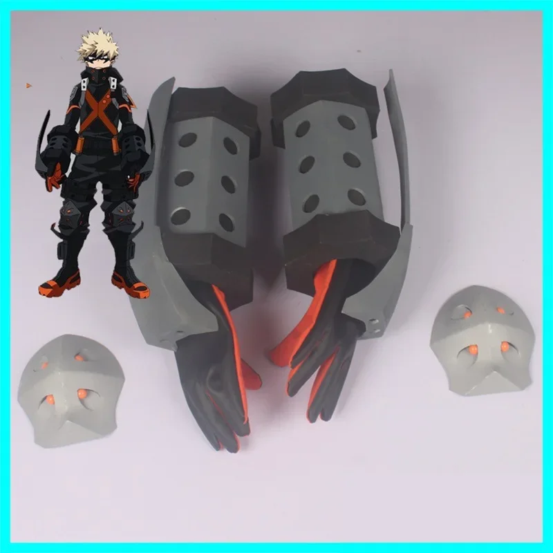 Anime My Hero Academia Bakugou Katsuki Armour Armor Gloves Cosplay Costume Props Halloween Carnival Cosplay Costume Accessories