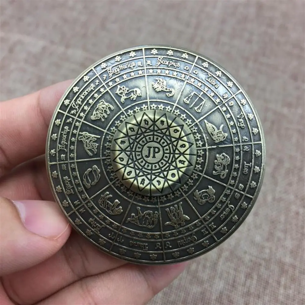 Destiny Compass Astrolabe Fidget Spinner Rotating Constellations Zodiac Signs Fidget Spinner ADHD Pressure Reducing