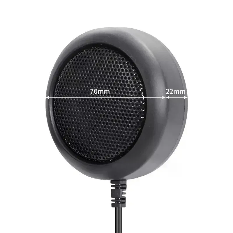 Uniwersalny głośnik samochodowy z wtyczką audio 3,5 mm, mini głośnik zewnętrzny z czystym dźwiękiem, kompatybilny z radiotelefonami KG-M70 AR-M6 AR-318 CB. — zdjęcie produktu 3