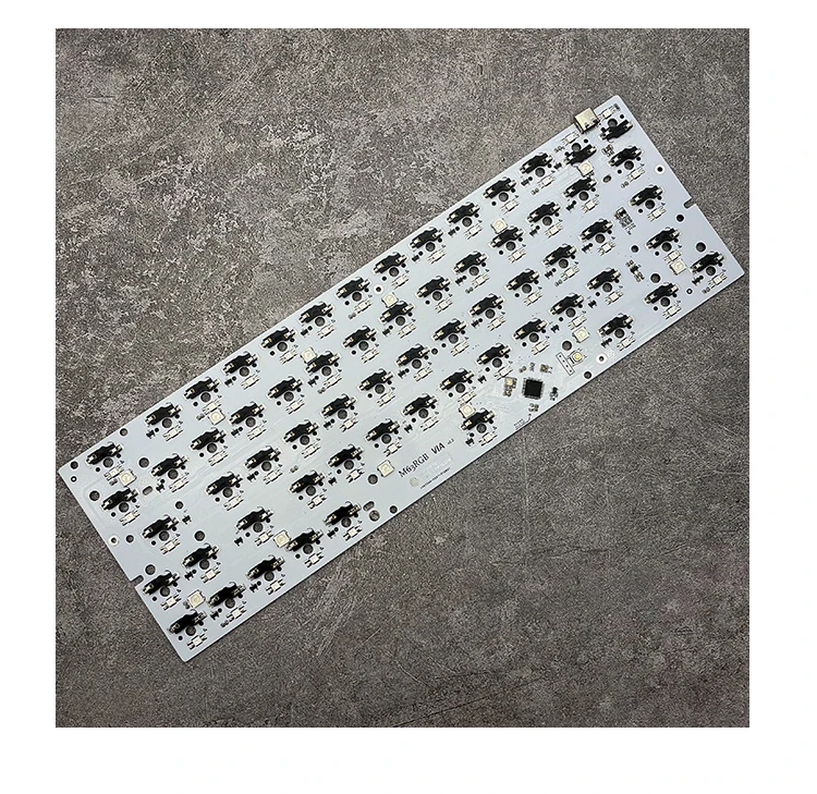 63 Keys 64 keys Hotswap PCB RGB GH60 compatible with VIA Underglow