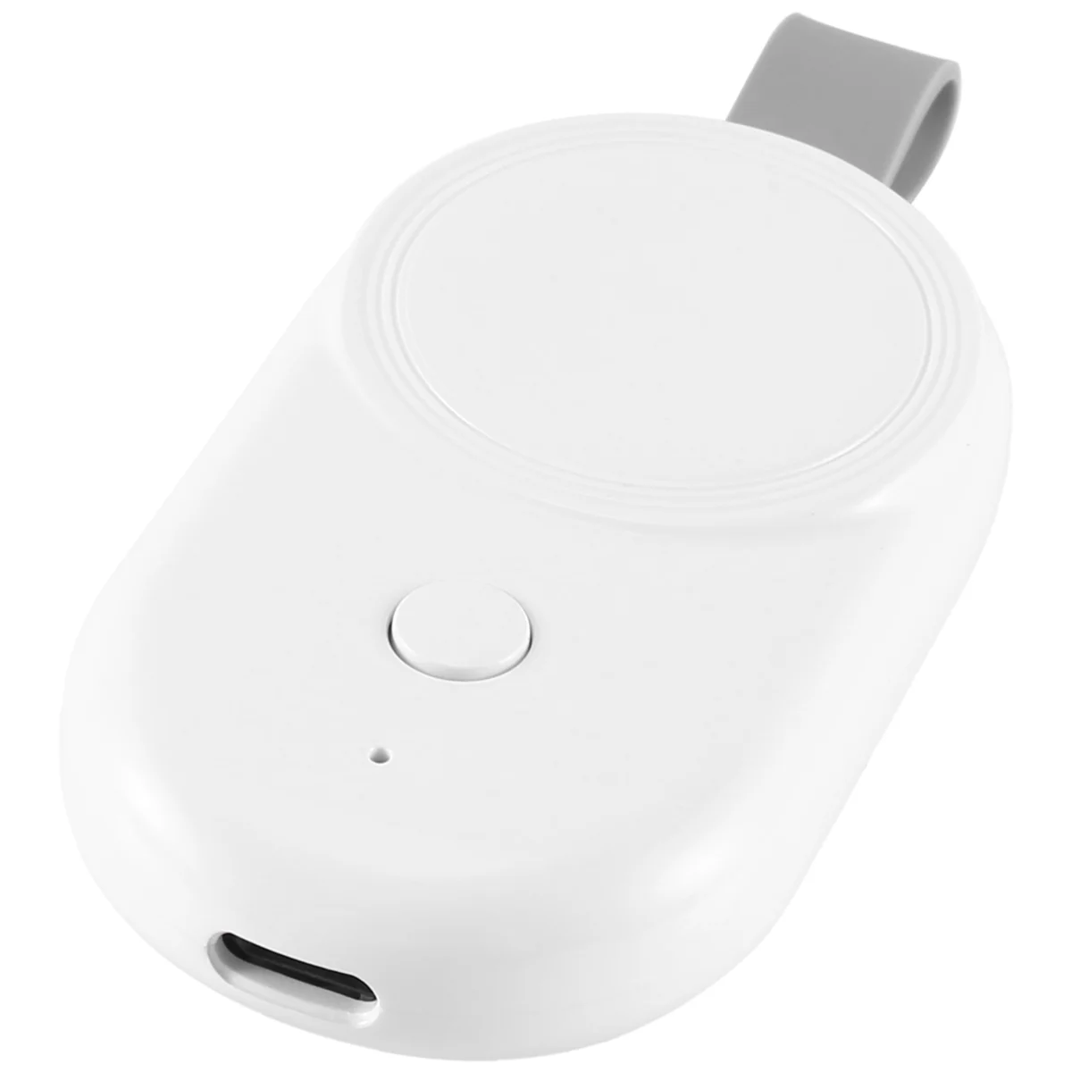 ABEP-For Apple 1-7 Generation وSE Watch شاحن لاسلكي مريح لساعة الشفط المغناطيسي، أبيض