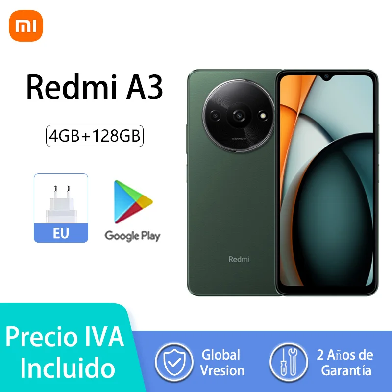 Redmi A3,4GB RAM 128GB ROM,Smartphones,MediaTek Helio G36,6.71