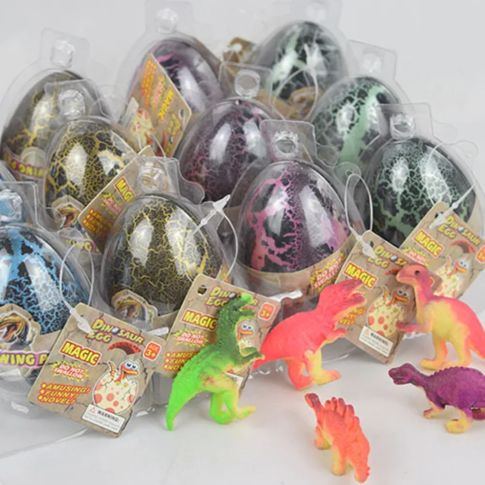 Magic Dinosaur Egg cova aggiungi acqua coltiva il processo di allevamento di animali regali di natale per bambini educativi insegna giocattoli