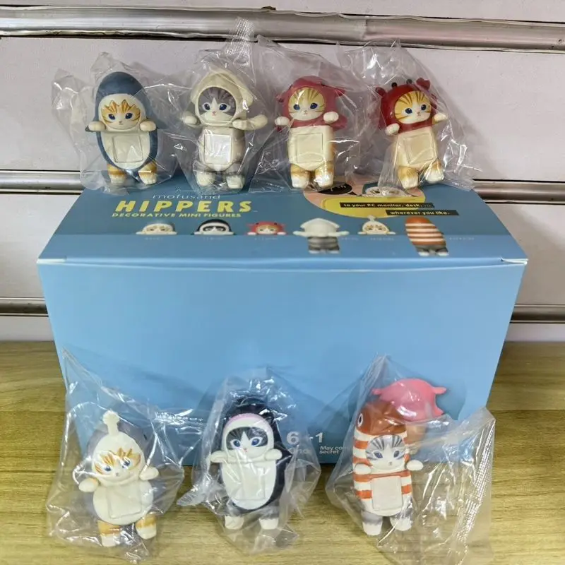 

New Replica Good Quality Mofusand Hippers Blind Box Mini Figure Shark Cat Action Figure Toys Fans Children Christmas Gifts Toys