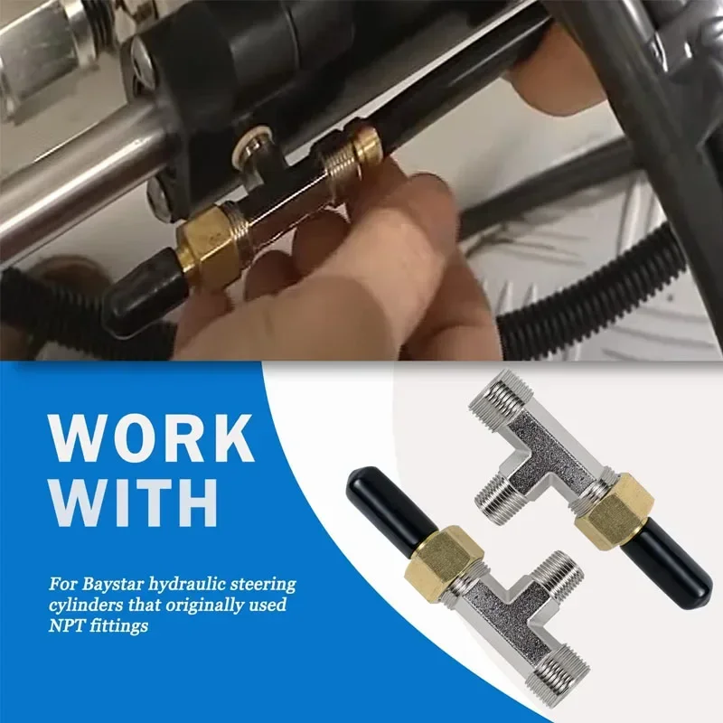 

Комплект тройников для морского прокачки заменяет SeaStar 3004.6439 HF4202, подходит для всех цилиндров Baystar, яхт, лодок