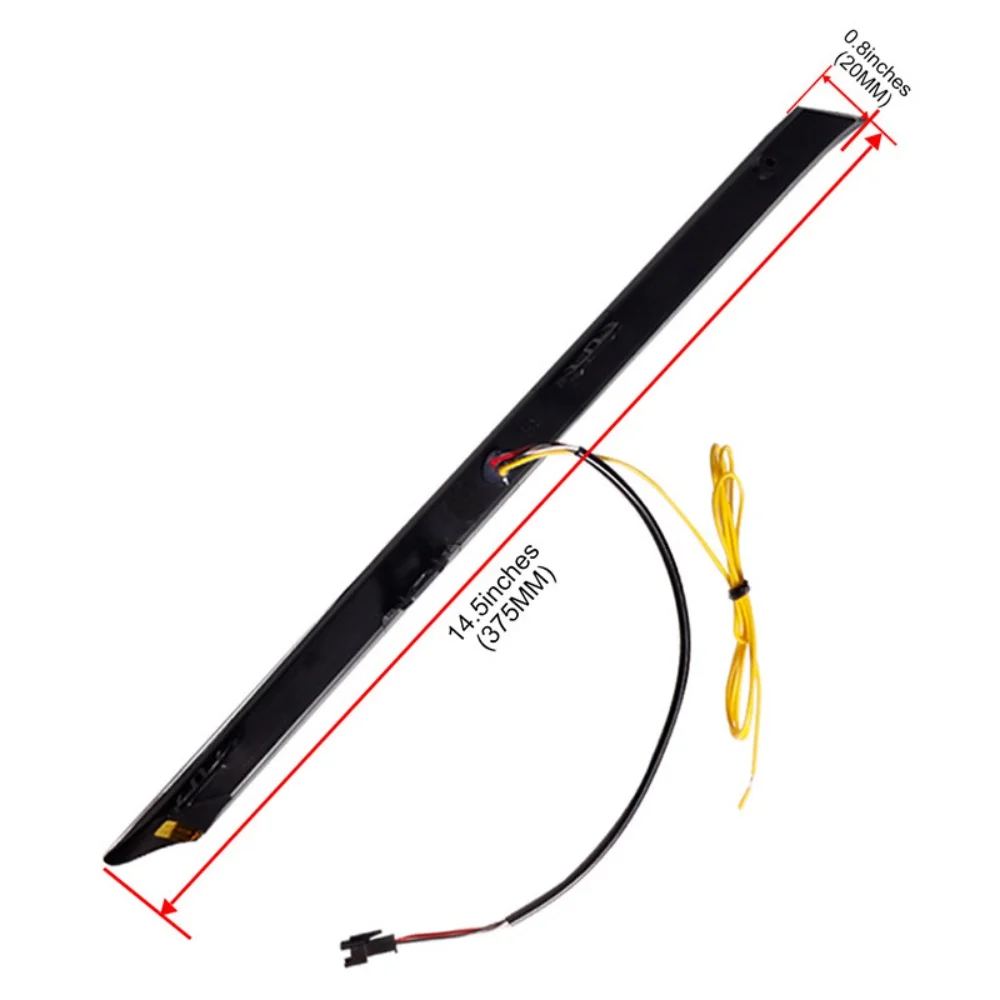 لتويوتا RAV4 2019 2020 2021 ثنائي اللون الأبيض LED المحرك الأمامي خليج هود DRL تشغيل أضواء ث/العنبر الديناميكي بدوره أضواء الإشارة #3