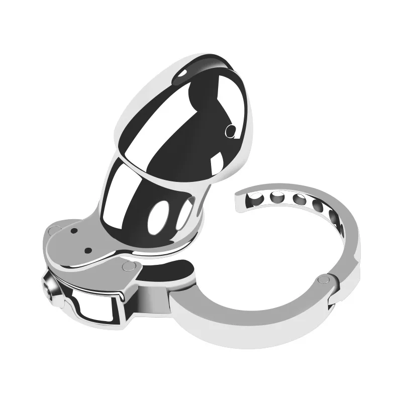 Adjustable Male Metal Heavy Penis Cage Lock Bird Chastity Cage Cock Ring Slave Bondage Restraint Sex Toy Male