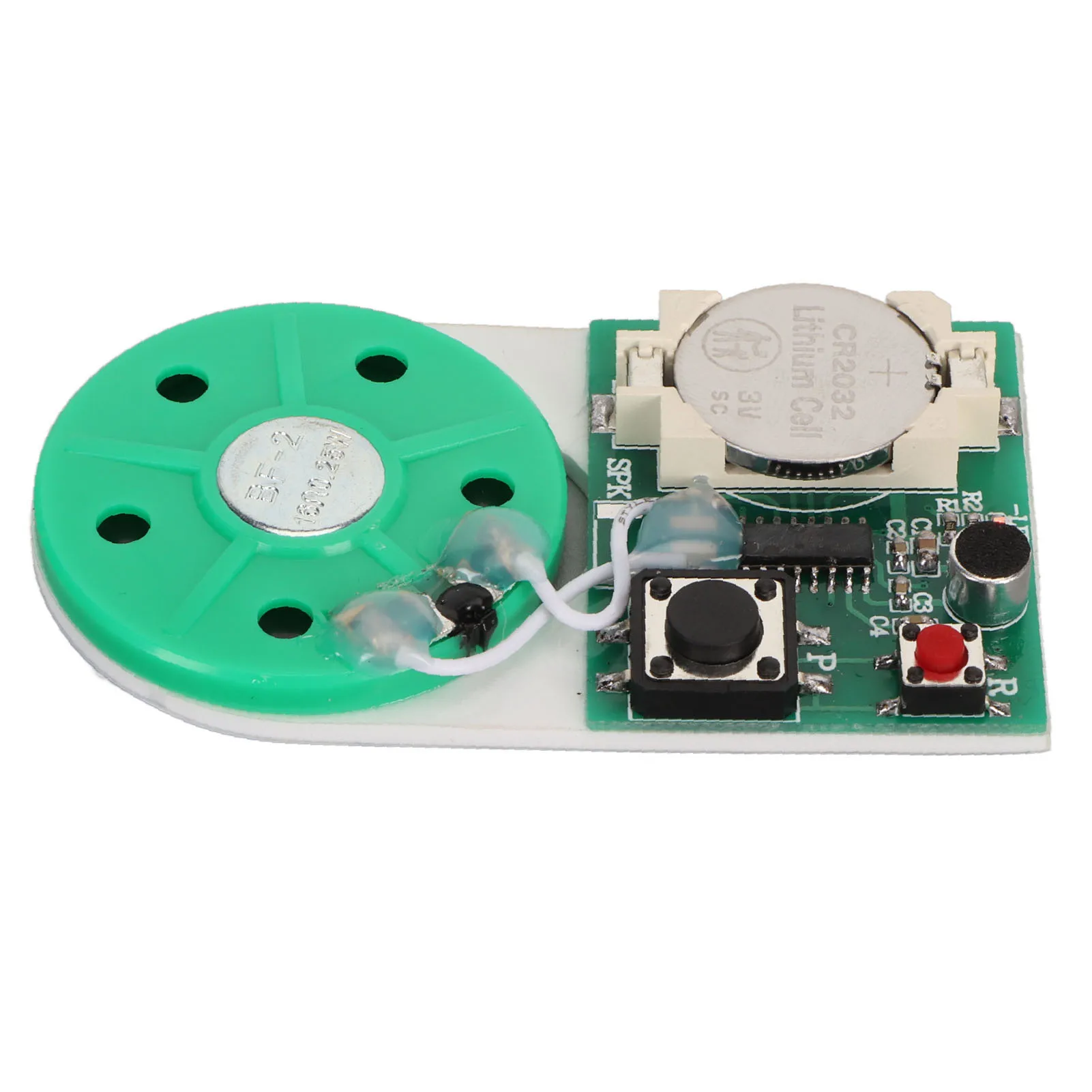 Recordable Sound Chip PCB 25 Seconds Recording Module Button Control Compact with Double Faced Adhesive Tape for Jewel Case