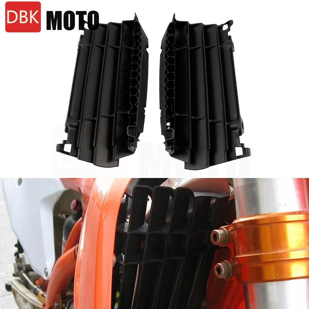 

Motorcycle black Radiator Guard Grill Protector Cover For KTM SX SXF XCF XC EXC 125-500 2023-2024 Dirt Bike Rad Guards