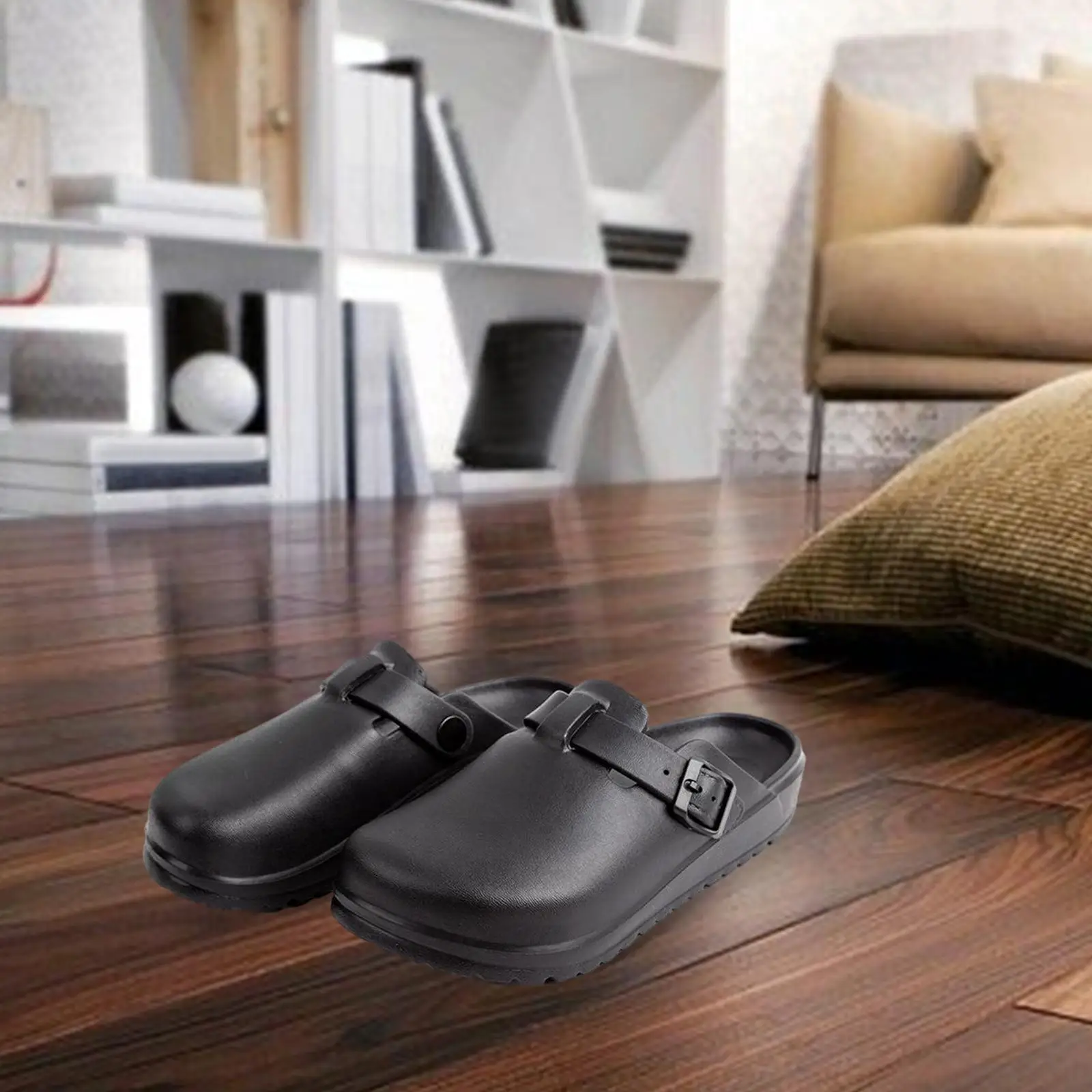Women Non Slip Nurse Slippers Breathable EVA Clogs Slip on Work Shoes for Chef Casual Summer Garden Sandals Comfortable Flat