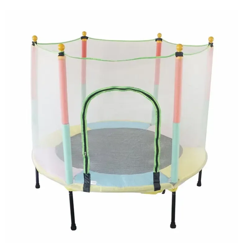 Large Outdoor Steel Trampoline with Protective Net for Kids and Adults Durable Multiple Sizes
