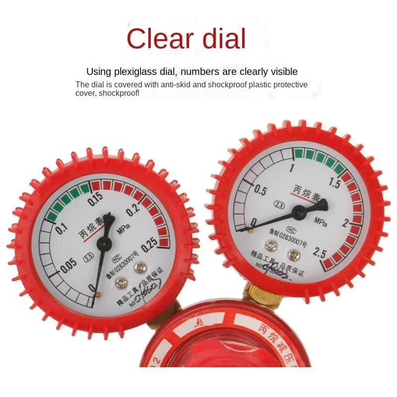 Stable YQW-02 Shockproof Propane Pressure Reducer Liquefied Natural Gas Pressure Regulating Valve