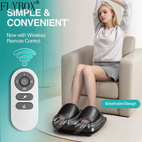 Foot Massager Shiatsu Kneading Deep Tissue Relax Heated Roller Calf Pain Relief Fatigue Muscles Vibrator Machine Health Relief