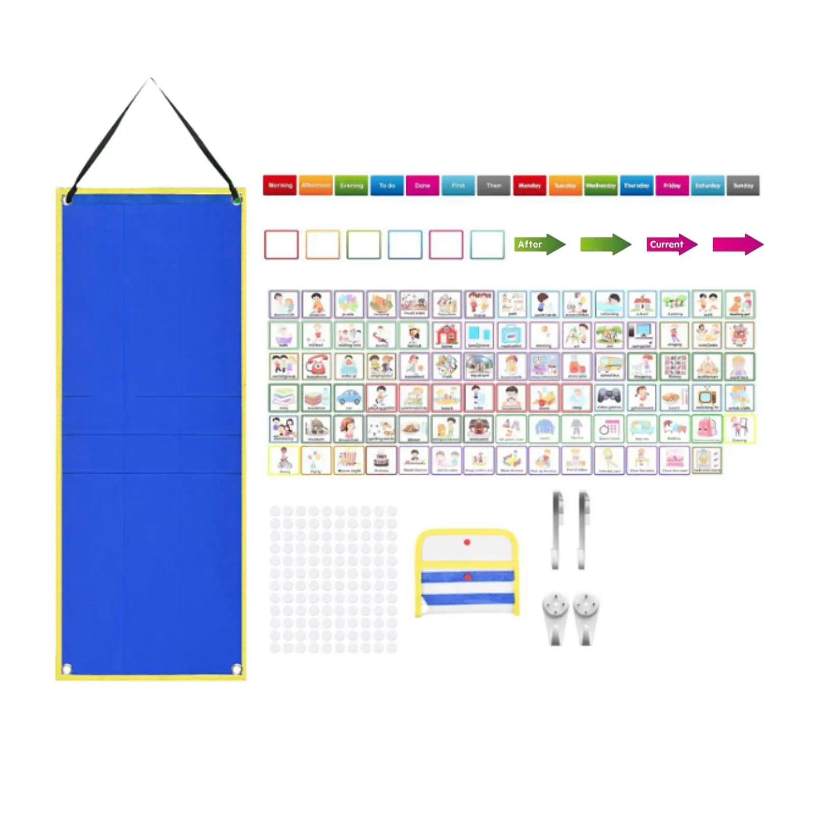 

Kids Visual Schedule Calendar with 113 Card with Stickers Daily Routine Chore Chart for Toddlers Children Home School Behavior