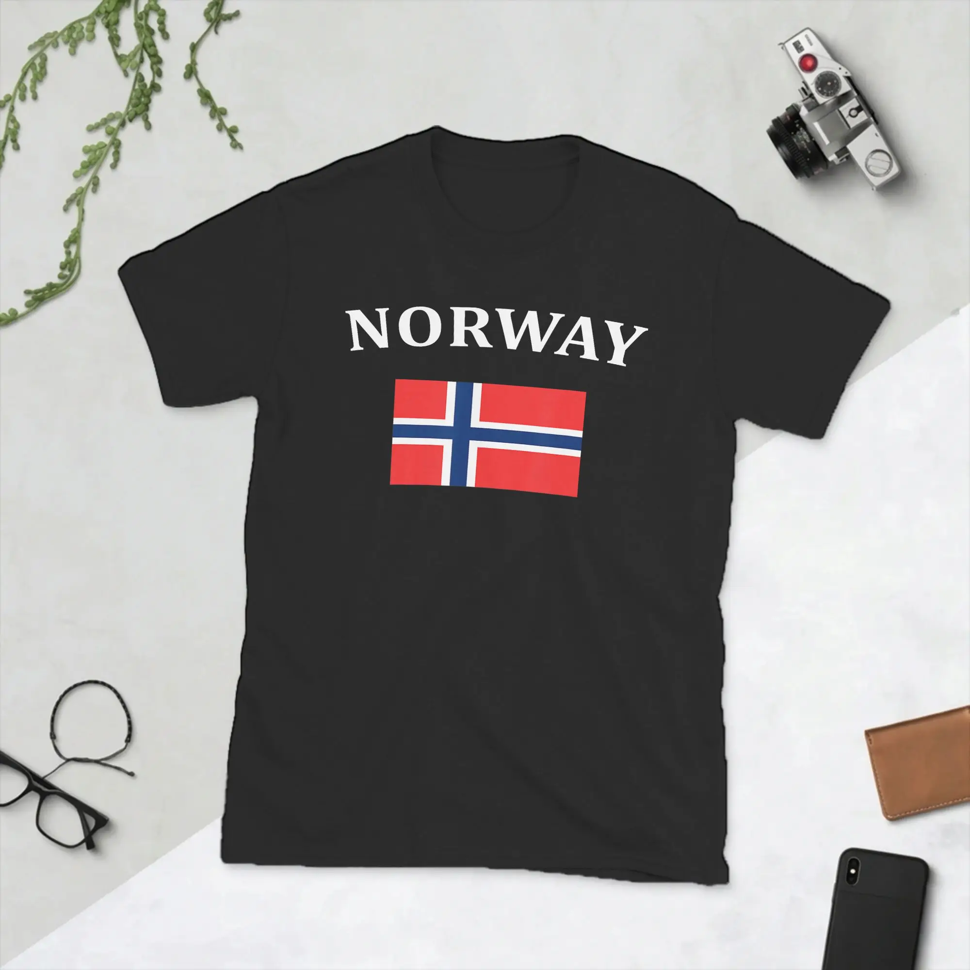 Norwegian Pride Flag Norway Great T-Shirts for Men  Funny Cotton Tee Shirt Crewneck Short Sleeve T Shirt Graphic Clothes