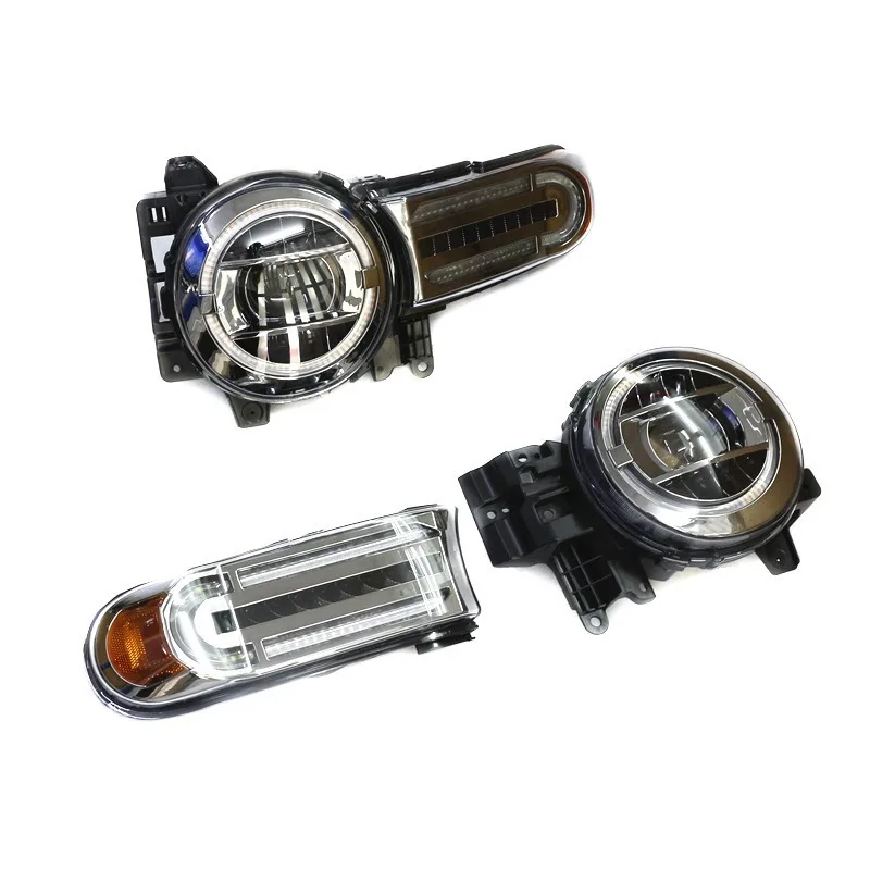 The front large modified LED water flow is turned, and the rear reversing modified LED assembly