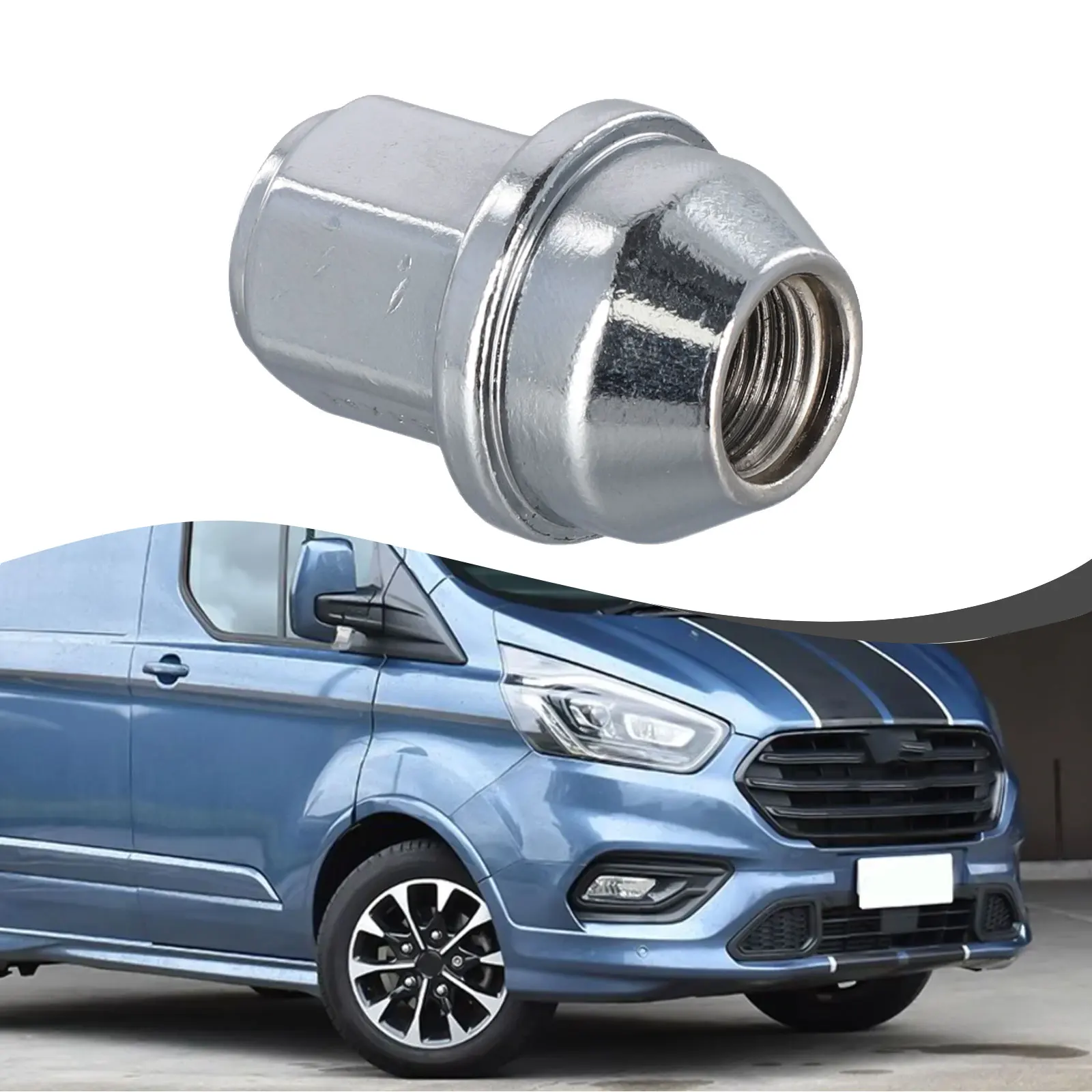 Car Wheel Lock Lug Nuts For FORD For TRANSIT MK8 5196786 Tire Wheel Lock Anti-Theft Screw Lug Nuts Car Accessories