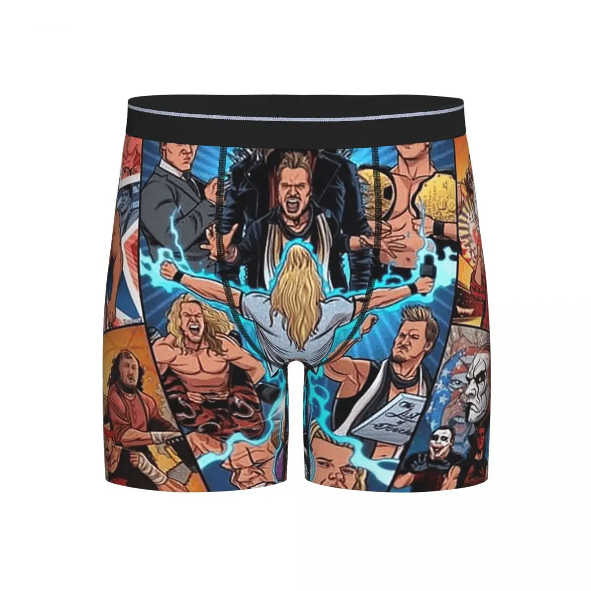 

Long Boxer Underpants Shorts John Cena Respect Earn It Cartoon Wrestler Panties Male Underwear for Homme Man Boyfriend Gifts