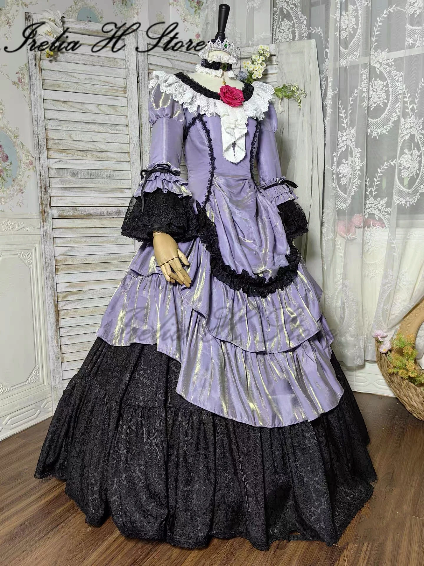 

Irelia H Store Cloud dress Final Fantasy VII Cloud Strife Cosplay costume halloween party purple dresses female can customized