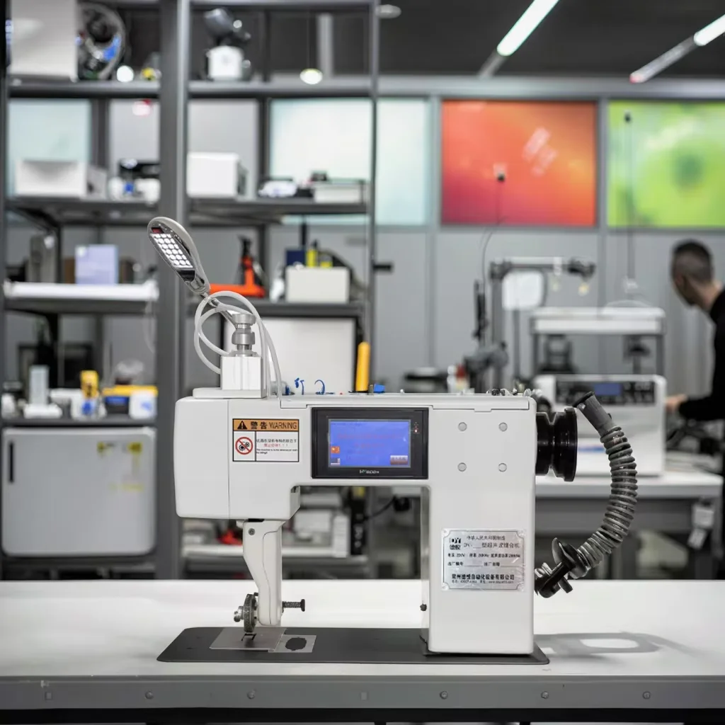 New Computerized High-Speed Ultrasonic Radial Amplitude Industrial Sewing Machine with Automatic