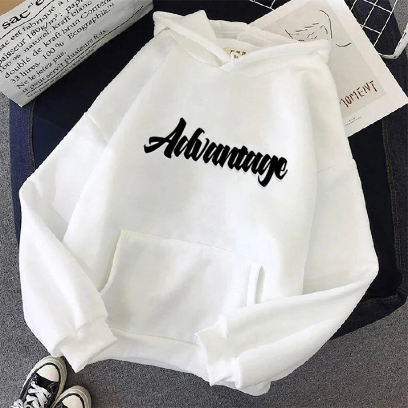 

Autumn Winter Personalized Streetwear Letters Printed Hoodies for Women Fashion Harajuku New Pullovers Casual Sweatshirts Unisex