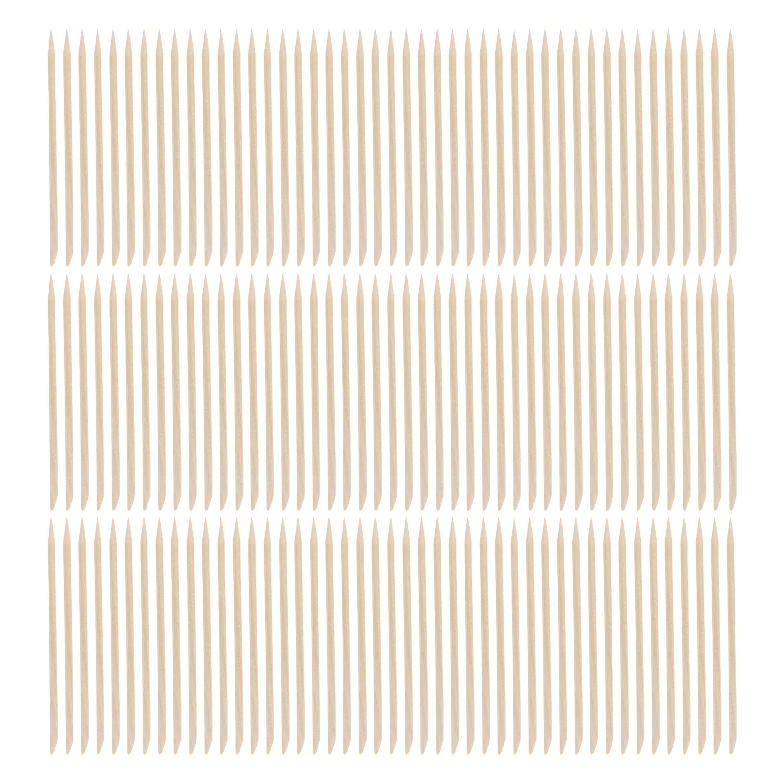 300 قطعة الخشب مسمار عصا مزدوجة نهاية مزيل الجلد المهنية مانيكير أداة مسمار الفن لوازم الخشب مانيكير الإكسسوارات #1