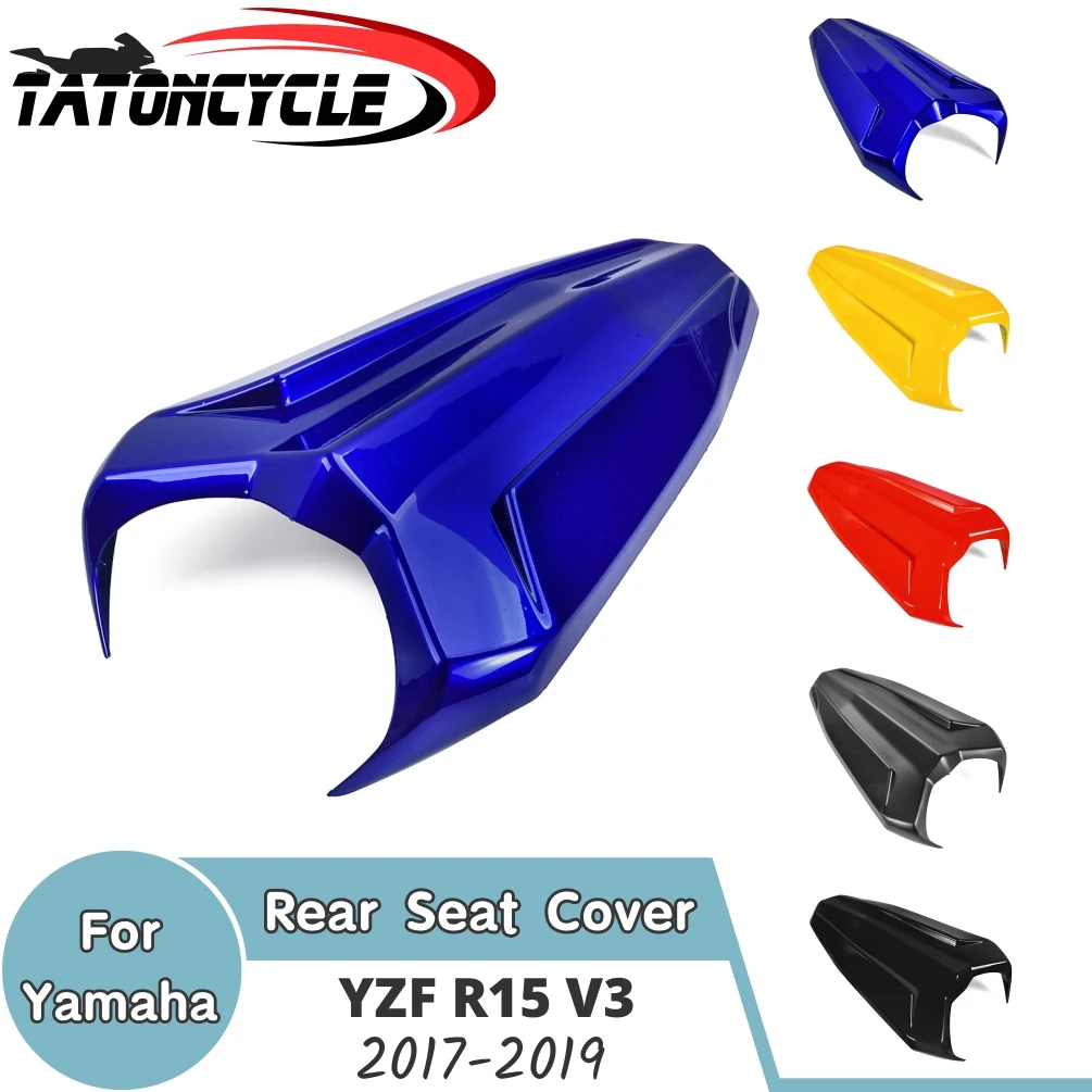 

YZFR15 Motorcycle Rear Passenger Solo Seat Cover Pillion Cowl For Yamaha YZF-R15 YZF R15 V3 2017 2018 2019 Tail Section Fairing