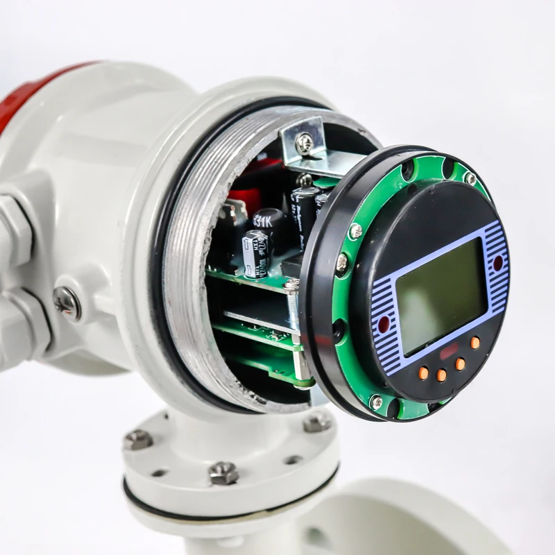 DN40 DN50 DN65 Water Milk Corrosive Liquid 4-20mA Pulse RS485 Output Digital LCD Electromagnetic Flow Meter