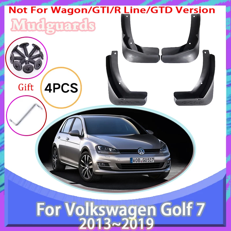 

Car Mudguards Fit For Volkswagen VW Golf 7 Mk7 VII 5G 2013 ~2019 Mud Flaps Mudflaps Splash Guards Wheels Fender Auto Accessories