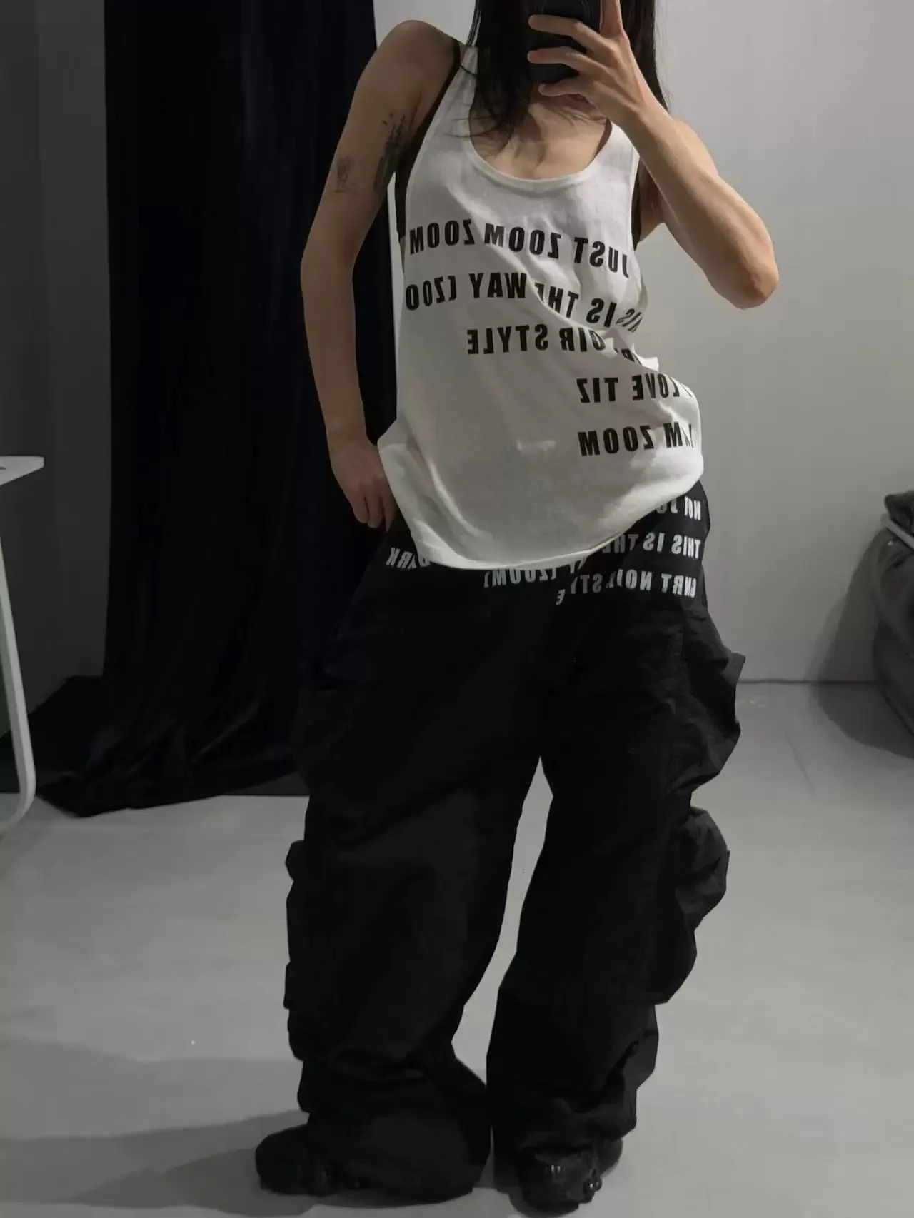 

Быстросохнущие свободные брюки унисекс в уличном стиле с буквенным принтом, повседневные штаны с карманами, удобные, из смесового полиэстера и хлопка