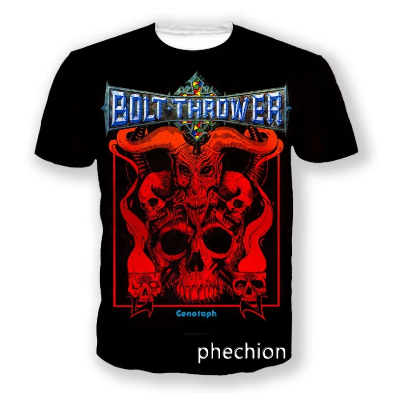 Classic Death Metal Band Bolt Thrower 3D Printed Men Women Short Sleeves T-shirts Fashion Summer Vintage Hip Hop Street Tees Top