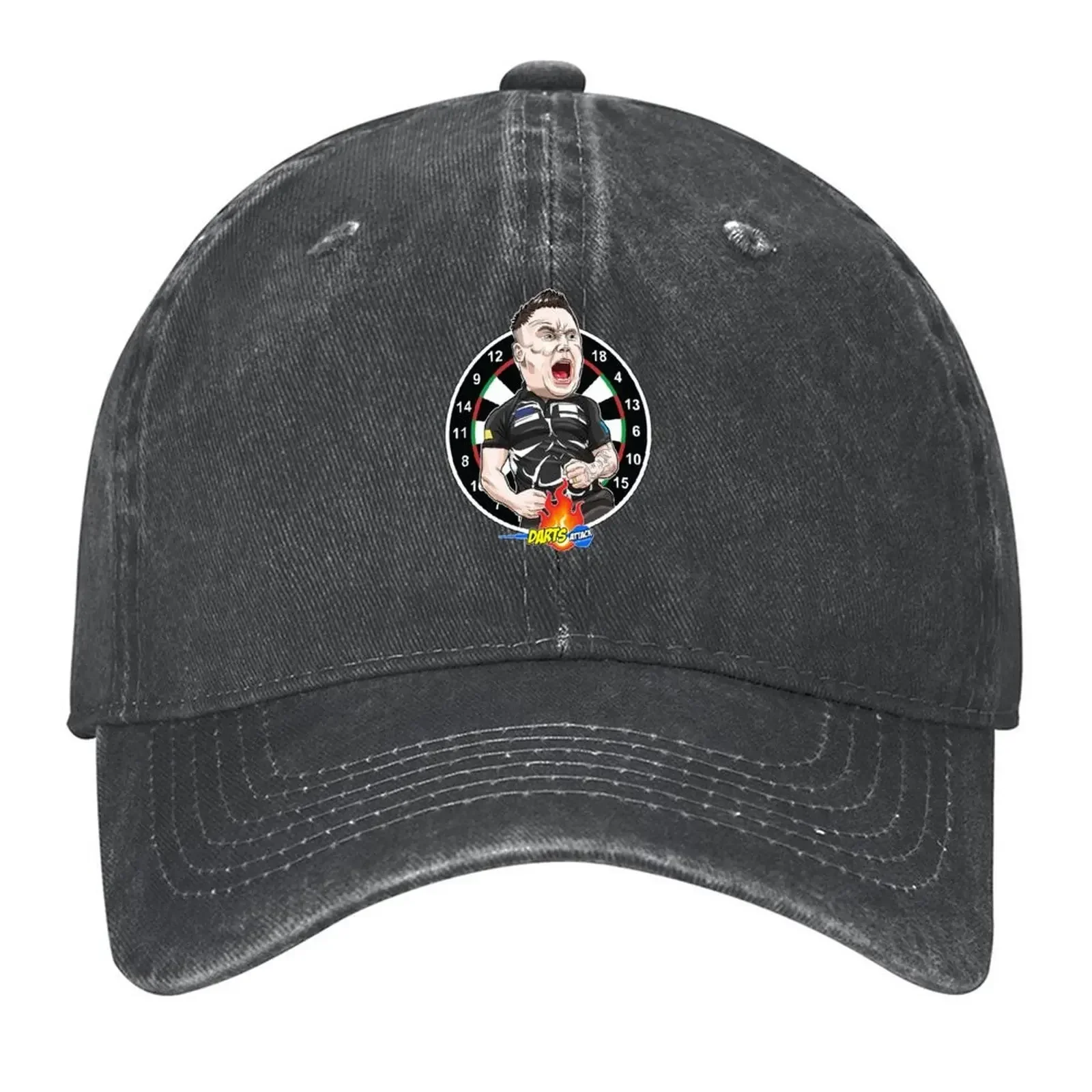 New Caricatura Gerwyn Price by Darts Attack Baseball Cap Christmas Hat Ball Cap beach hat Luxury Brand Hats For Women Men's