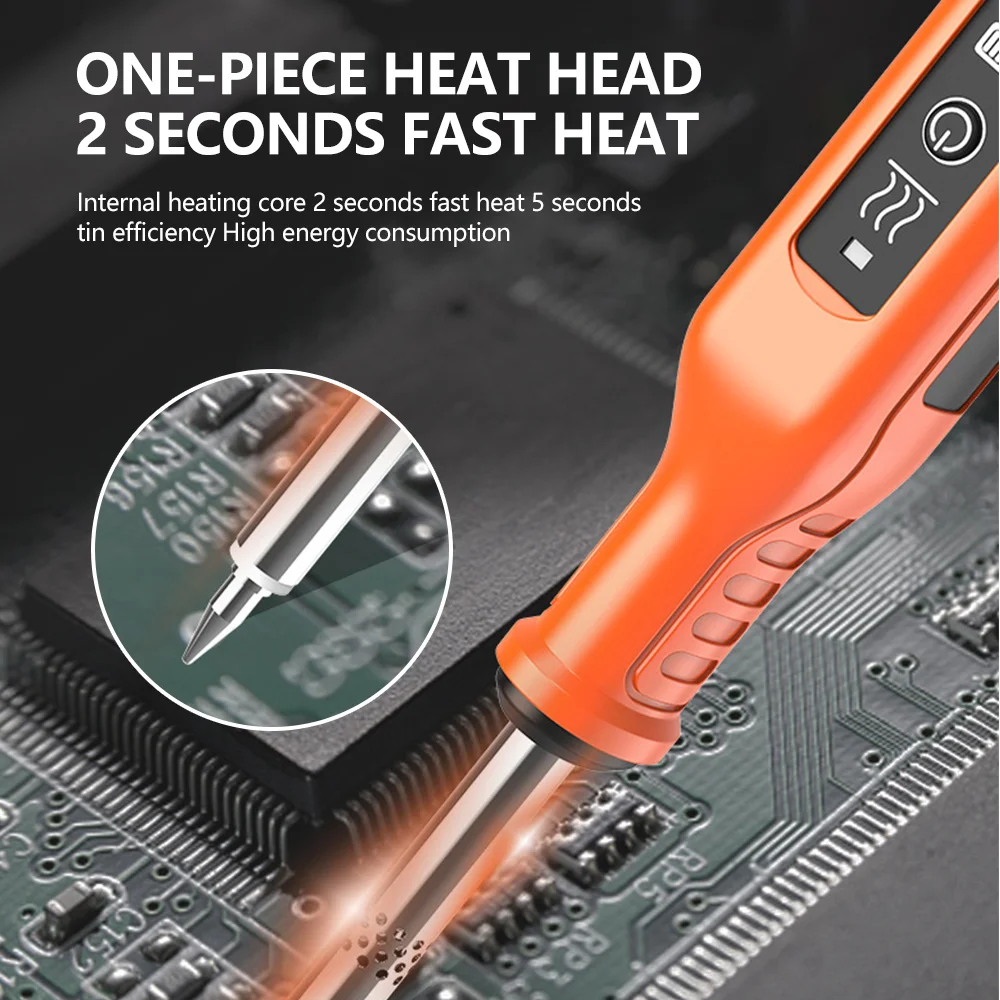 

Household Small Soldering Pen 60W Battery Soldering Iron 2500mAh Rechargeable Soldering Tool Kit lectronic Welding Devices