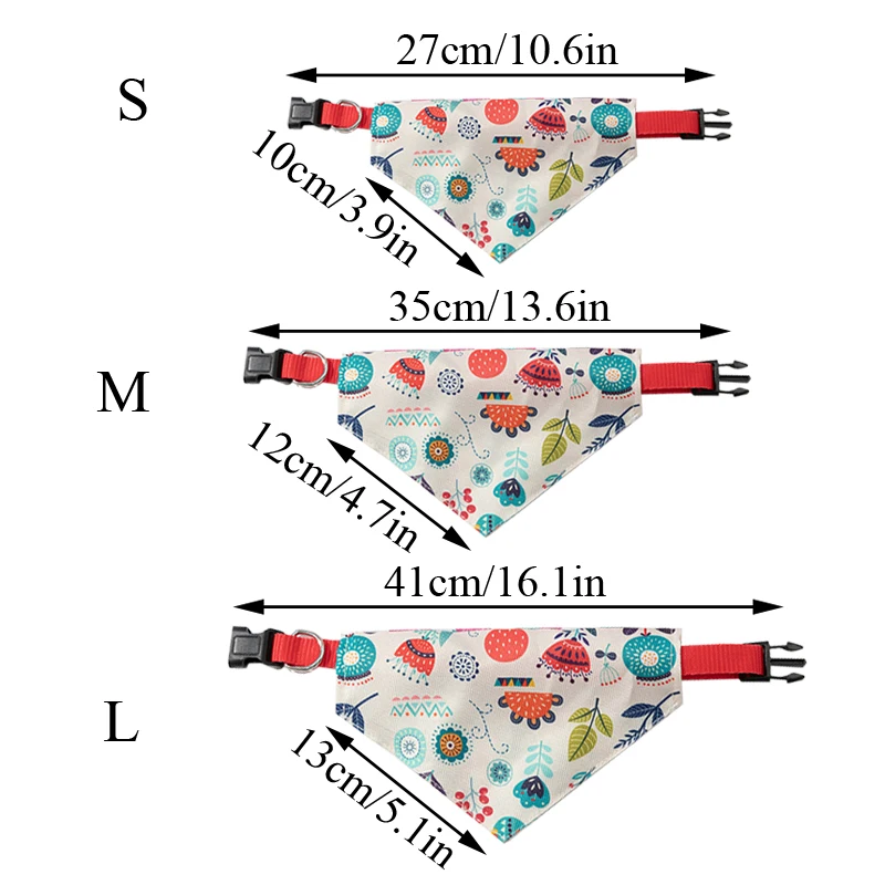 S/M/L pies bandany nadruk z owocami Pet trójkątny szalik śliniaczek zmywalny muszki kołnierz kot pies duży pies akcesoria chustka
