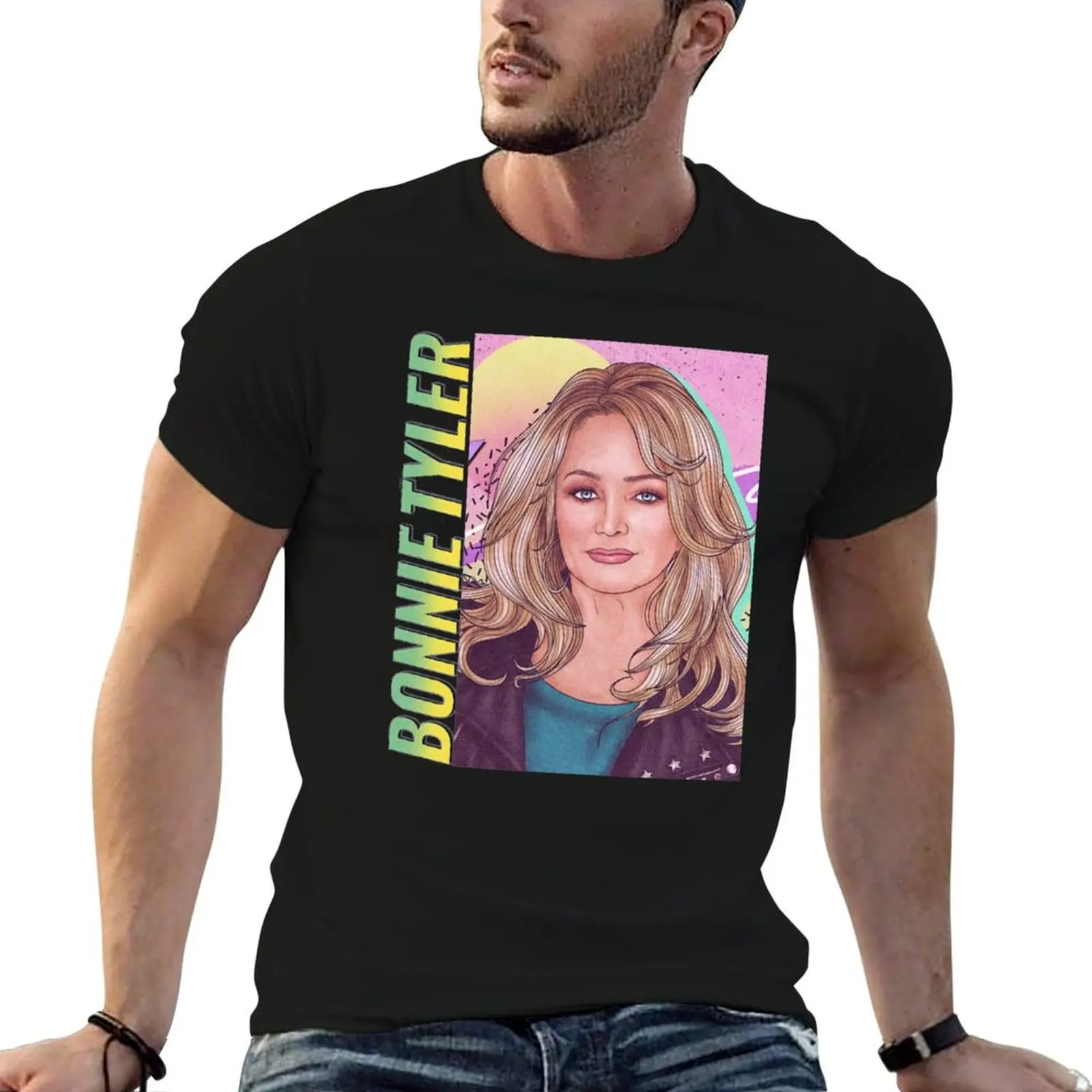 Bonnie Tyler T-Shirt anime clothes vintage graphic tee Men's t-shirt