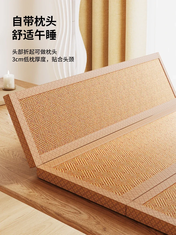

Nap rattan mat foldable bedroom crawling mat mat