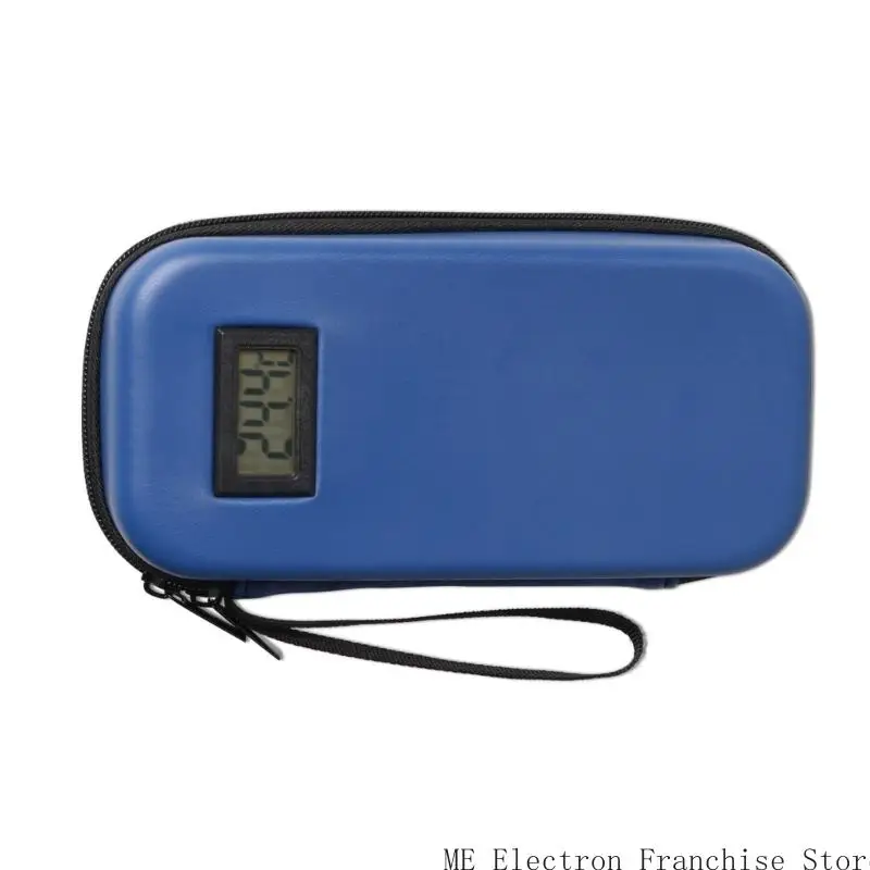 Insulated Diabetes Travel Bag Feature Real Time Temperature Monitoring&Reusable Ice Packs for Cool Medication Transport