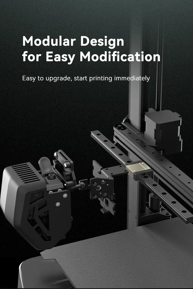 Imagem -04 - Creality Atualizado Kit Guia Rail Linear Impressão de Alta Precisão Fácil de Modificar Longa Vida Útil Peças da Impressora 3d Ender3 v3 se