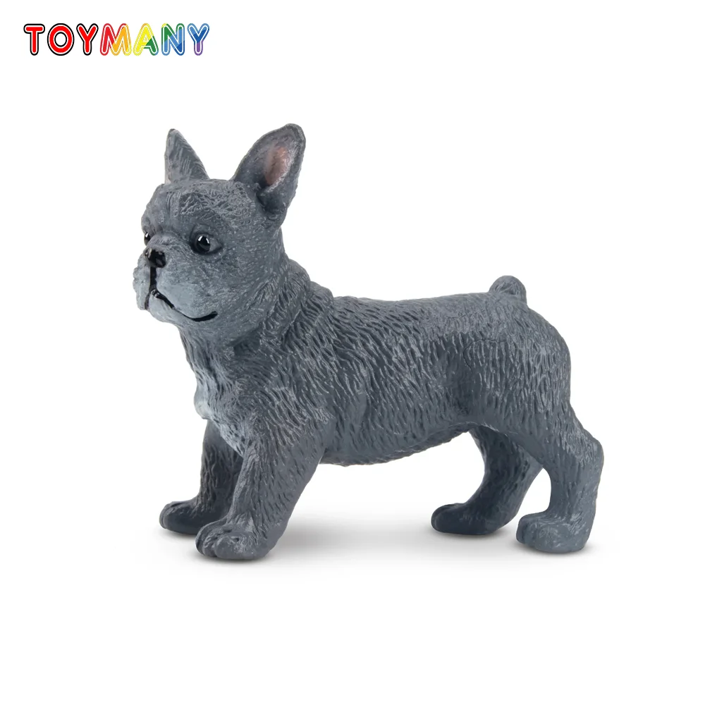 

Simulation Dog Pet Animal Model Toy Mini Standing French Bulldog Puppy Figures Dolls Action Figurines Toys for Children Gift