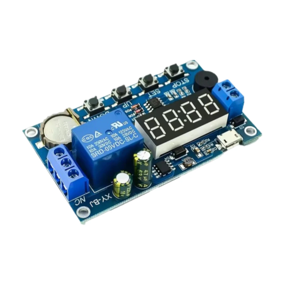 

2pcs Real Time Relay Timer with Clock Synchronization 24H Programmable 5 Time Segments for Automatic Control