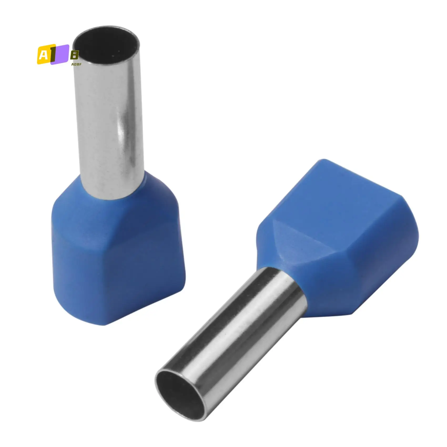 

A08F-780Pcs Dual Bootlace Ferrule Teminator Kit Electrical Crimp Dual Entry Cord End Wire Terminal Connector