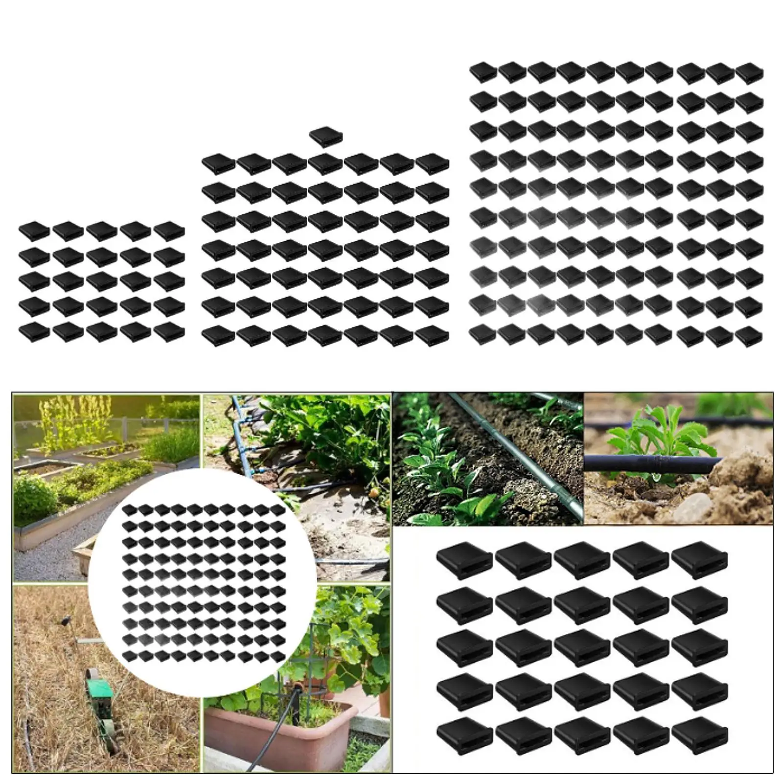 

Drip Tape Row Ends for 5/8'' No Dripping Drip Tapes Water Drip Tape Irrigation Kit for Garden Vegetable Outdoor Yard Lawn
