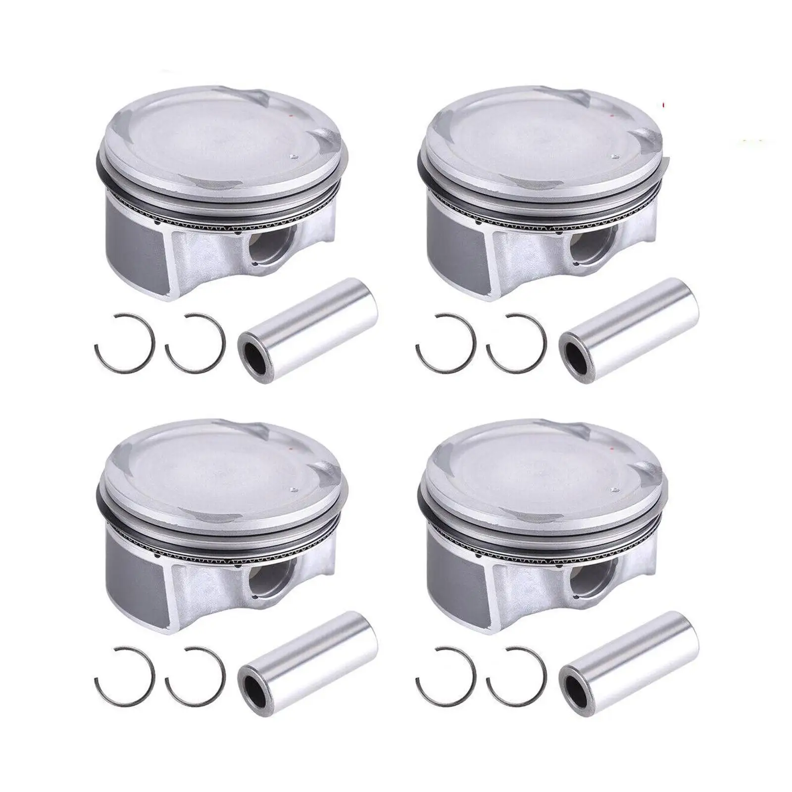 4Pcs Oversized Pistons Replaces 230412E100 for Kia Forte 2.0L 2014-2018