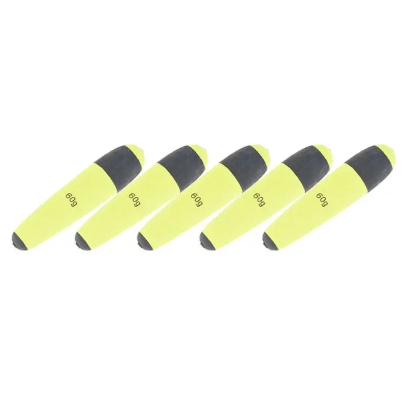 5 pcs/pack EVA Foam Bobber Float Floatability Saltwater Fishing Buoys Catfish Pi Drop Shipping