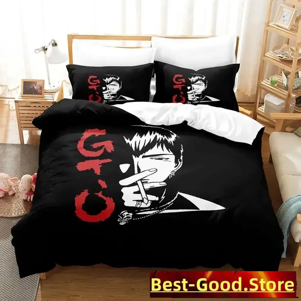 3D Print Anime Great Teacher Onizuka GTO Bedding Set Single Twin Full Queen King Size Bed Set Adult Kid Bedroom Duvet cover Sets