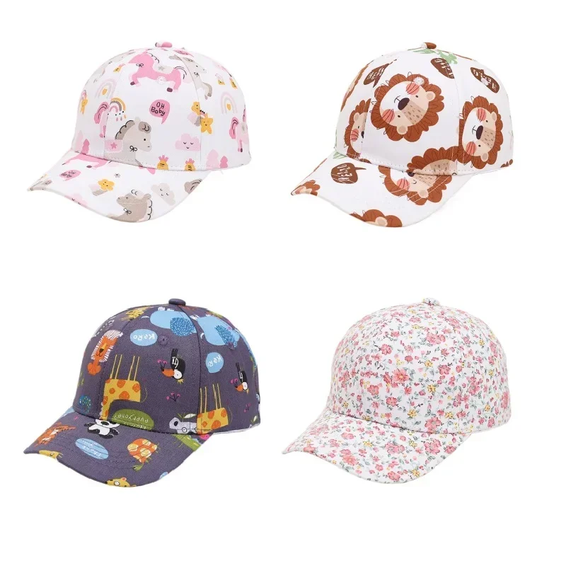 

New Summer Baby Snapback Hat Cartoon Baby Girls and Boys Visor Cap Outdoor Children Baseball Cap Toddler Sun Hats for Kids