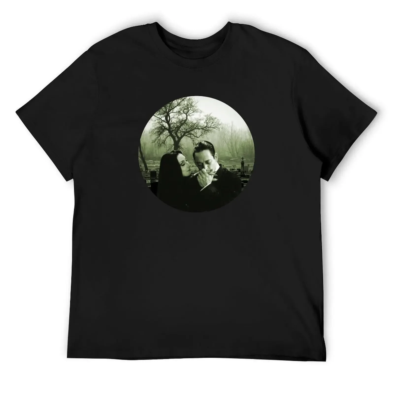 

Gomez and Morticia Relationship Goals pt 2 T-Shirt cotton graphic tees street wear oversized graphic tee shirts graphic tee men