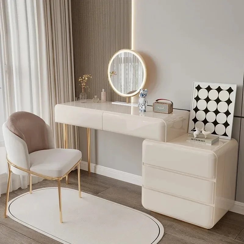Replica Modern Storage Vanity Table Large Wooden Luxury Drawers Dresser Organizer Salon Comfortable Penteadeira Home Furniture