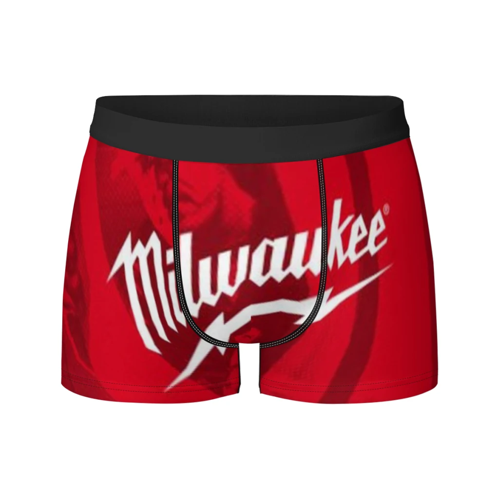 

Milwaukee Breathable milk Silk Boyshorts Elastic Men's Underwear 3D Boxer Shorts Boxer Briefs